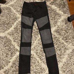 ✨ Black and grey jeans